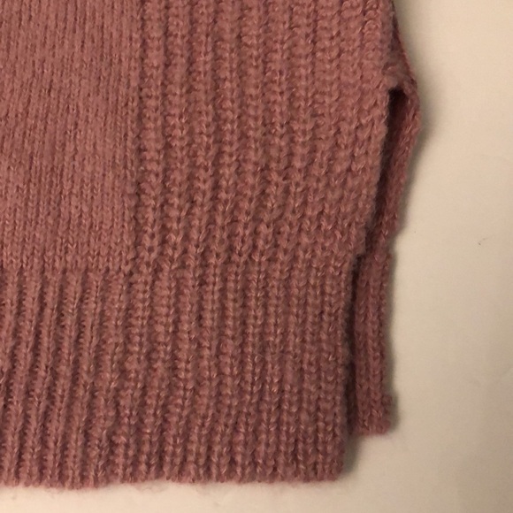 Calvin Klein Jeans Oversized Crop Top Turtleneck Sweater Size Small Petite - Picture 5 of 7